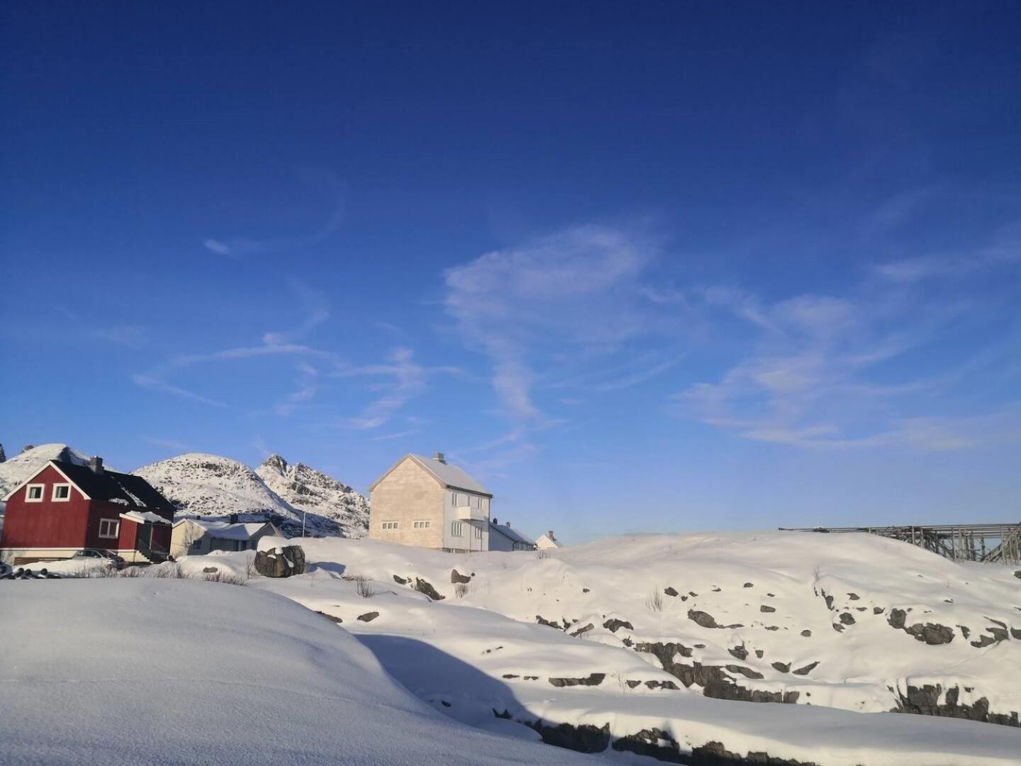 House With Amazing View & Location In Tind Villa Sørvågen Buitenkant foto
