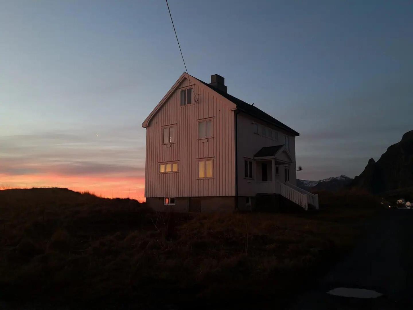 House With Amazing View & Location In Tind Villa Sørvågen Buitenkant foto