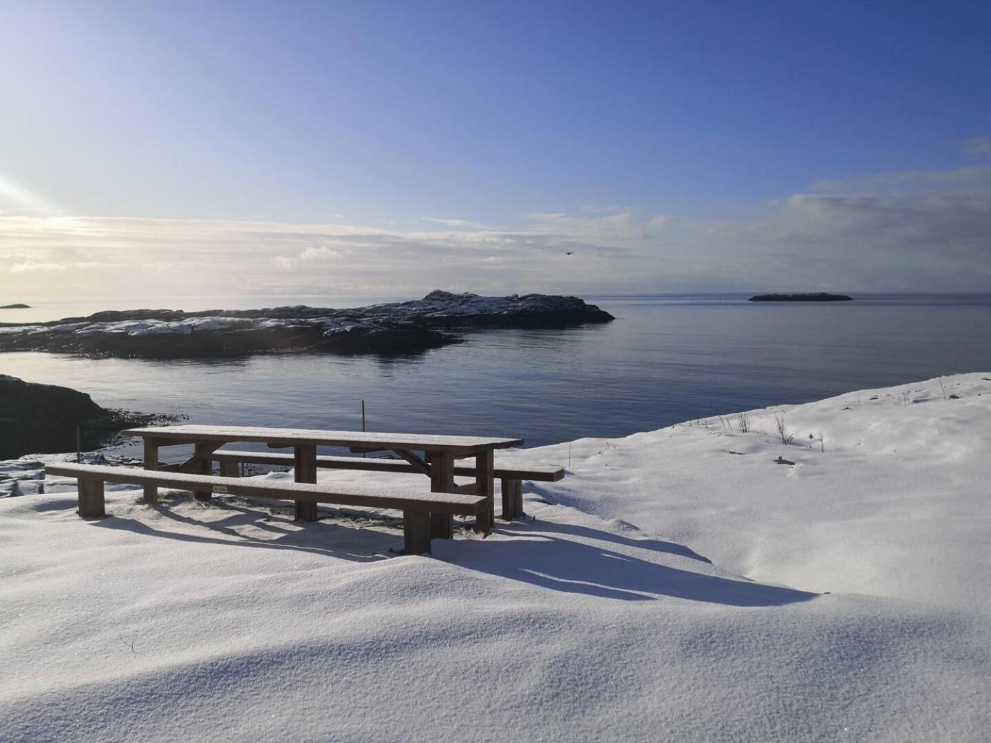 House With Amazing View & Location In Tind Villa Sørvågen Buitenkant foto
